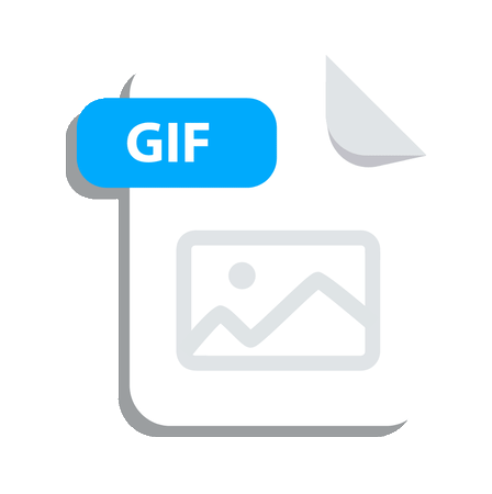 Gif Extension Animated Icon download in JSON, LOTTIE or MP4 format